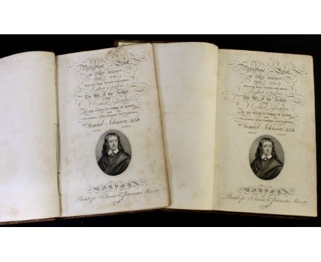 JOHN MILTON: PARADISE LOST WITH NOTES SELECTED FROM NEWTON AND OTHERS TO WHICH IS PREFIXED THE LIFE OF THE AUTHOR WITH A CRIT
