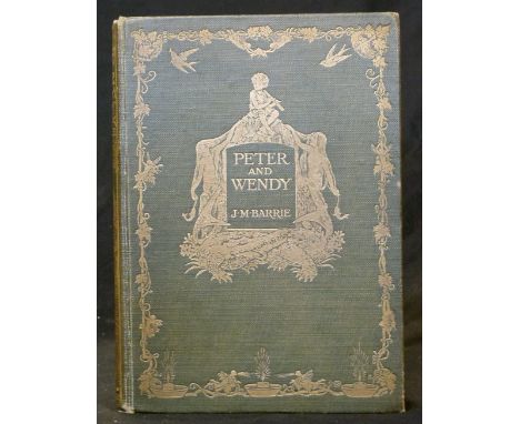 SIR JAMES MATTHEW BARRIE: PETER AND WENDY, ill F D Bedford, London, Hodder &amp; Stoughton [1911], 1st edition, pictorial tit