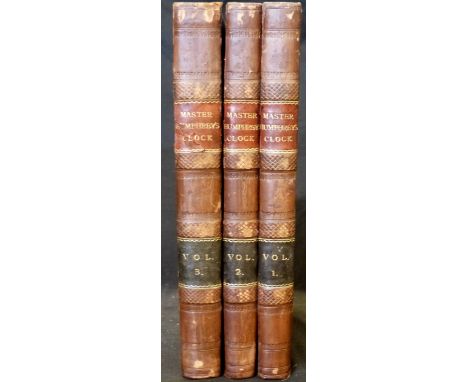 CHARLES DICKENS: MASTER HUMPHREY'S CLOCK, ill George Catermole &amp; Hablot Browne, London, Chapman &amp; Hall, 1840-41, 1st 