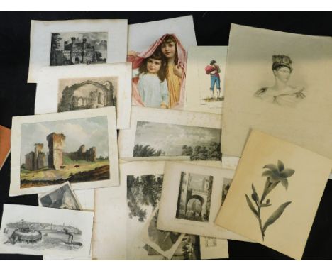 Box: good quantity assorted ephemera including periodicals, vintage newspapers, prints etc