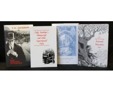 A N L MUNBY: THE ALABASTER HAND AND OTHER GHOST STORIES, Pen Y Ffordd, Chester, Ashtree Press, 1995, (250), numbered, origina