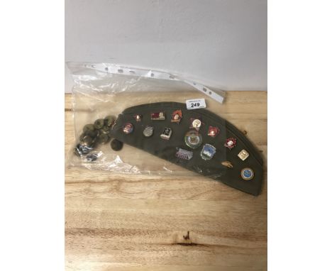 ARMY CAP WITH BADGES