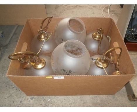 6 vintage light globes