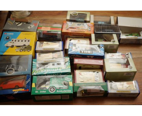 Collection of model vehicles to include Corgi, some limited edition 