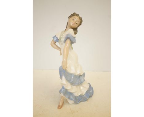 Large Nao figure of a dancing lady Height 30 cm 