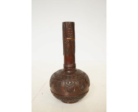 Oriental bronze vase 