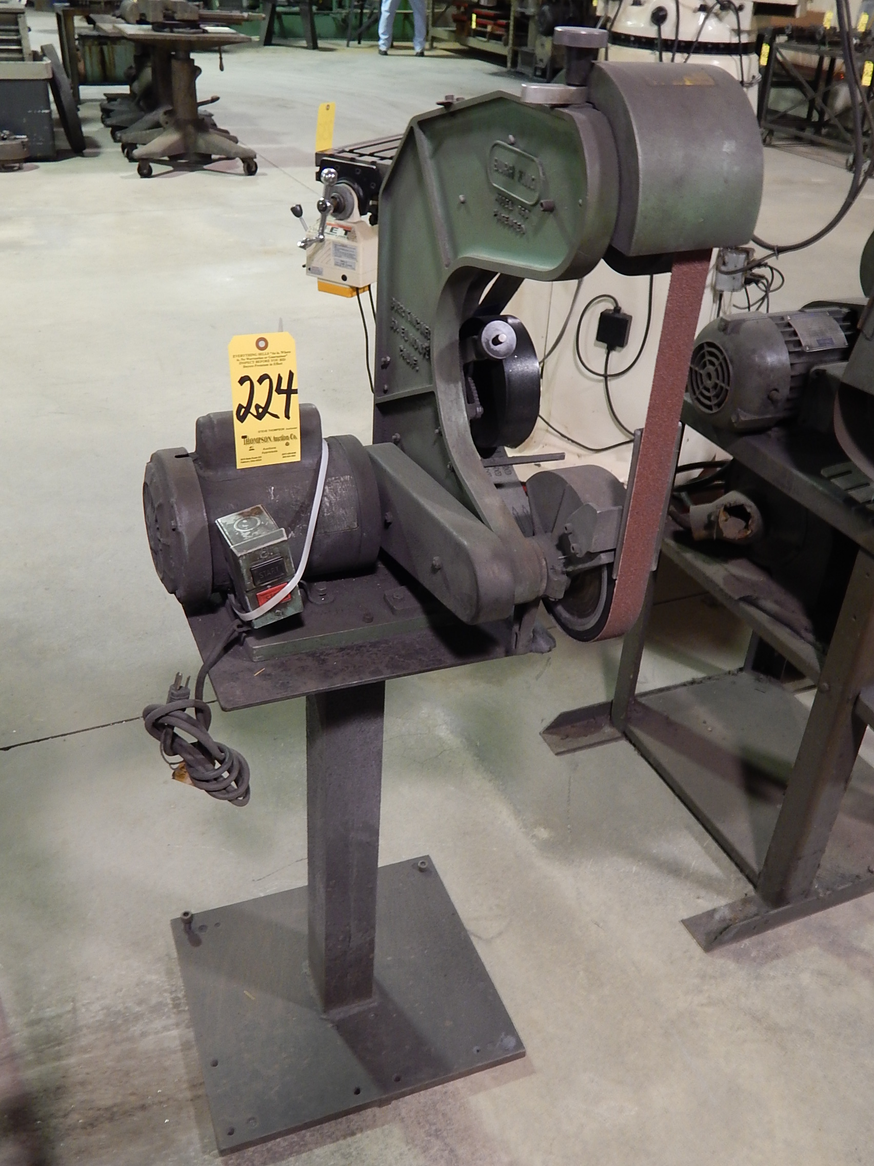 Burr King Model 760 Belt Grinder with Stand