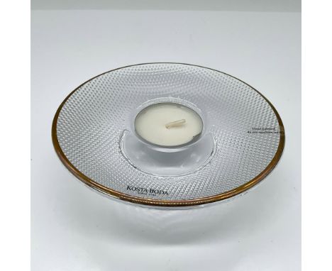 Beautiful Kosta Boda Crystal votive candle holders, featuring the exquisite Limelight design. Kosta Boda sticker attached. Th