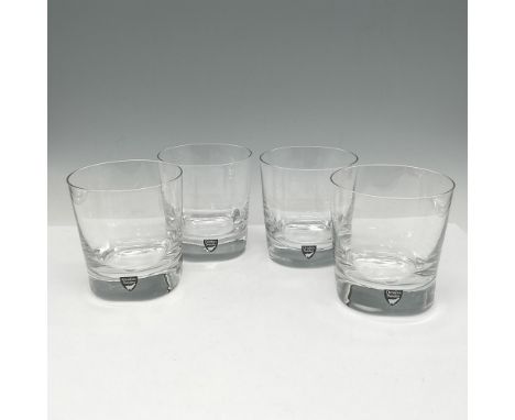 Elegant clear crystal with square base. Orrefors mark. Issued: 20th centuryDimensions: 3.5"H x 3.5" dia.Manufacturer: Orrefor