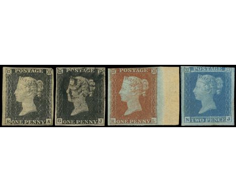 1840 1d grey-black plate 6 (RA), of superficially unused appearance with part o.g., however extensive gum thinning, light cre
