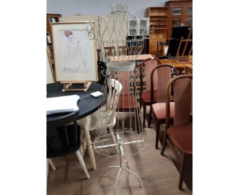 METAL WIREWORK SHOP DISPLAY MANNEQUIN
