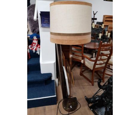 1960S DANISH STANDARD LAMP AND ORIGINAL SHADE