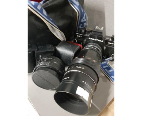 PRAKTICA BC1 CAMERA IN CARRY BAG WITH ACCESSORIES