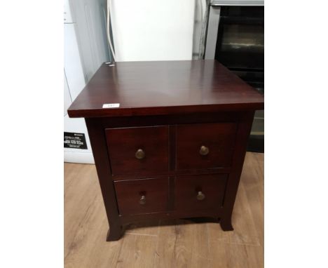 MODERN 2 DRAWER LAMP TABLE