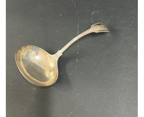 An Edwardian silver soup ladle, Sheffield, circa 1905-06, makers J.R (John Round &amp; Son), approx. 4.63oz