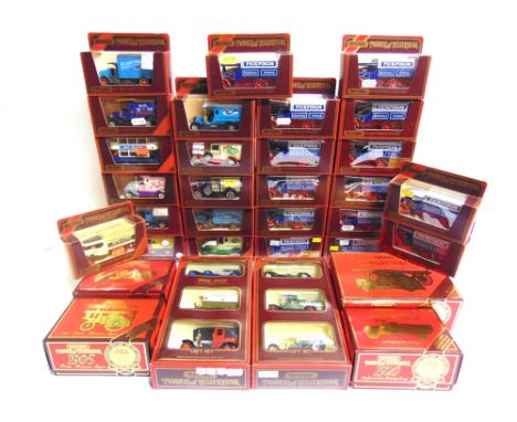 THIRTY-TWO MATCHBOX MODELS OF YESTERYEAR  including a No.YS-9, 1936 Leyland 'Cub' Fire Engine FK-7; three further limited edi