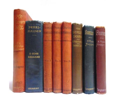[CLASSIC LITERATURE]  Haggard, H. Rider. Mr Meeson's Will, Blackett, London, 1888, original cloth (re-backed), illustrations,