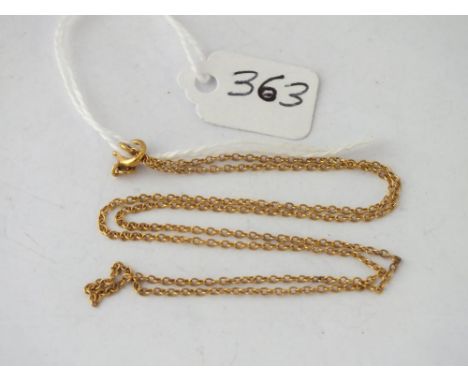 Fine neck chain in 9ct