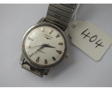 GENTS LONGINES AUTOMATIC WRISTWATCH WITH SECONDS SWEEP - WORKING ORDER
