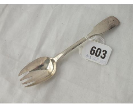 Victorian runcible spoon/fork. London 1850 by SHDC