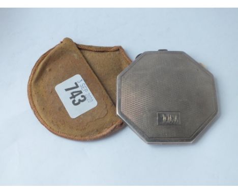 Octagonal compact (mirror missing)
