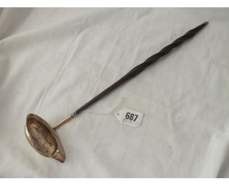 Georgian toddy ladle with whalebone handle