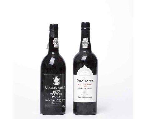 QUARLES HARRIS VINTAGE 1977
Vintage Port. 75cl, no strength stated.
GRAHAM'S MALVEDOS 1996
Vintage Port, bottled 1998. 75cl, 