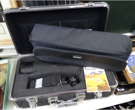 A Vanguard Zoom Spotting Scope kit, cased, with tripod
