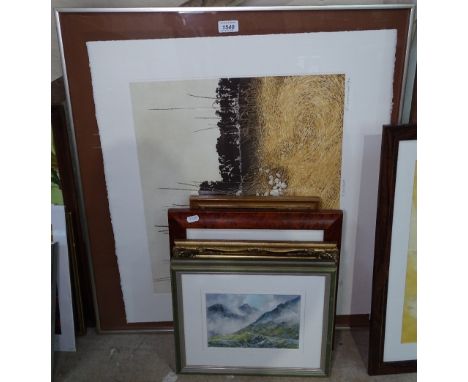Greenwood, limited edition lithograph, Coltsfoot, 148/150, and 5 other pictures