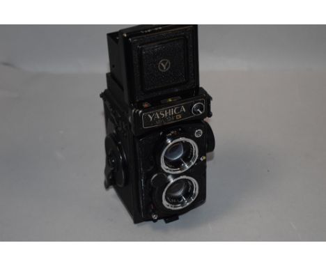 A Yashica Mat 124G reflex camera