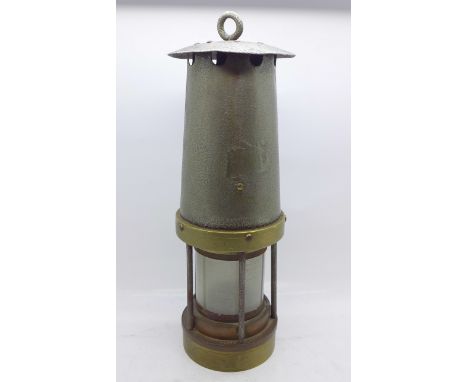 A miner's safety lamp, a/f