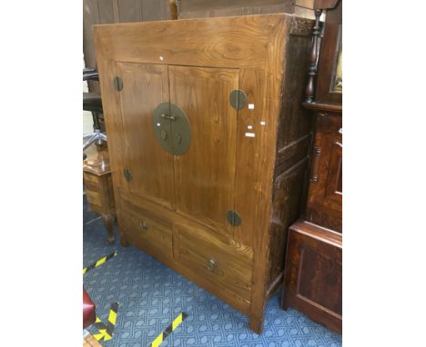 JAPANESE CABINET - TWO DRAWER - 5FT SQUARE
