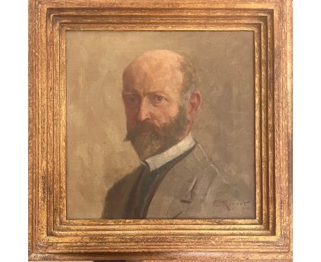 W Regnet. German. “Distinguished Portrait Of A Gentleman”. Oil on canvas. Signed.Measures 40cm x 40cm.Condition Report – Orig