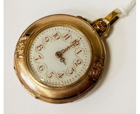 VINTAGE 14CT GOLD PENDANT WATCH