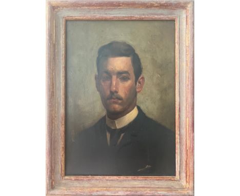 William Fitz (19th Century). British. Oil on panel. “Portrait Of A Distinguished Gentleman”. Signed and dated 1888Measures 24