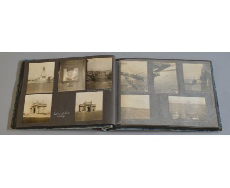 An interesting WW2 photograph album, mostly relating to British Navy from North/ East Africa, India and the West Indies. Most