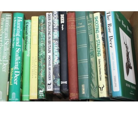 A COLLECTION OF BOOKS ON DEER AND DEER STALKING, including Whitehead, G. Kenneth, - "Hunting and Stalking Deer throughout the