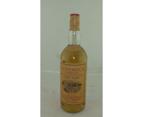 GLENMORANGIE 10 year old Highland Malt Scotch Whisky, 86 degrees proof, 1 litre bottle 