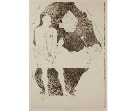 Elisabeth Frink (1930-1993)The Manciple's Tale, 197223/50, signed and numbered in pencil (in the margin)etching78 x 58cm, unf