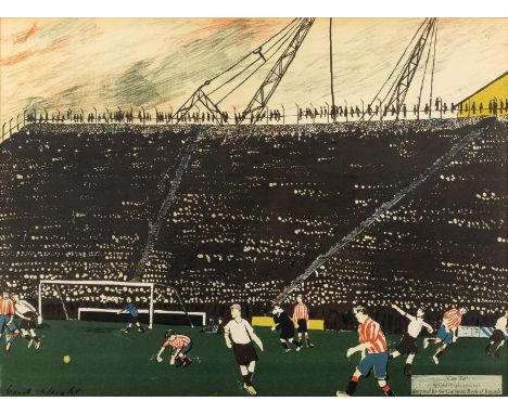 Carel Weight (1908-1997)Cup Tiesigned lower left (in the plate)lithograph commissioned for the Guinness Book of Records37 x 5