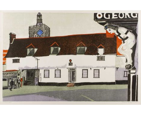 Sheila Robinson (1925-1988)Felsted18/100, signed, dated, titled, and numbered in pencil (in the margin)lithograph42 x 61cm.  