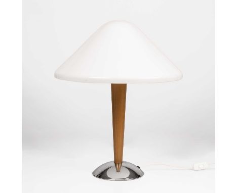Harvey Guzzini for iGuzzini, ItalyTable lamp, circa 1970manufacturer's labels64cm high, 48cm diameter.  The light is working,