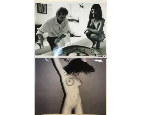 Bob Carlos Clarke (1950-2006)Nude Dionne; and Bob with Dionneboth signed by Dionnephotographic printsboth 20 x 25cm (2).   Li