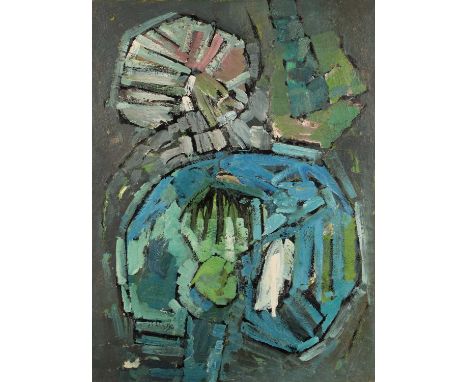 Frank Avray Wilson (1914-2009)Blue Rising, circa 1959oil on canvas122 x 91.5cm. Provenance:Bonhams, London, 24/04/2009, lot 1