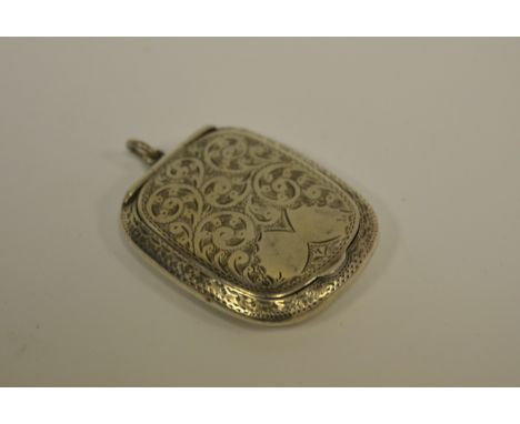 A George V silver rounded rectangular snuff or patch box, Birmingham 1916