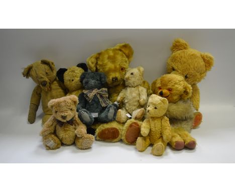 Toys - Vintage Teddy bears including Chad Valley; qty