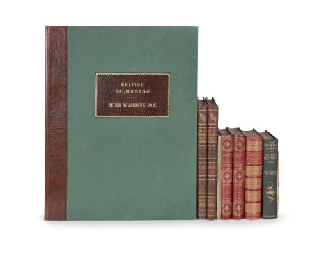 Houghton, William British Fresh-Water Fishes London: William Mackenzie, 1879. First edition, 2 volumes, folio, original red p