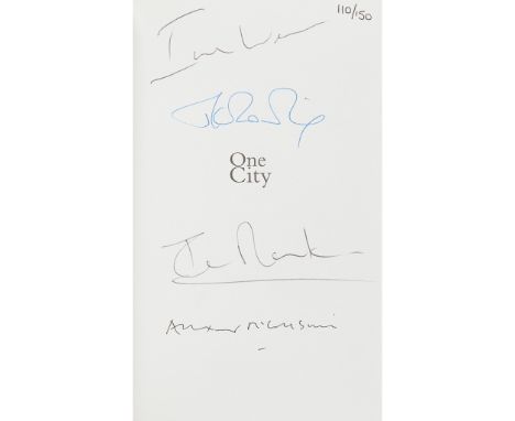 Rowling, J. K., and others One City Edinburgh: Polygon, 2005. 8vo, original orange cloth, spine and covers lettered in white,