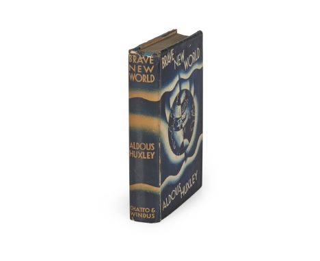 Huxley, Aldous Brave New World London: Chatto & Windus, 1932. First edition, first impression, 8vo, original blue cloth, spin