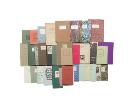 20th-century poetry Large collection of poetry pamphlets, mainly limited editions and small-press including: Sassoon, Siegfri